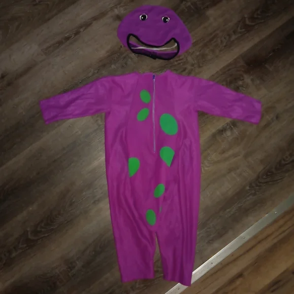 Barney costume toddler vintage 4t